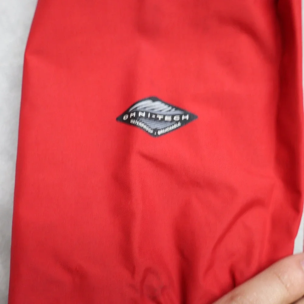 Columbia Jacket Youth 14/16 Red Bugaboo Waterproof Wind Rain Hiking 3in1 Shell